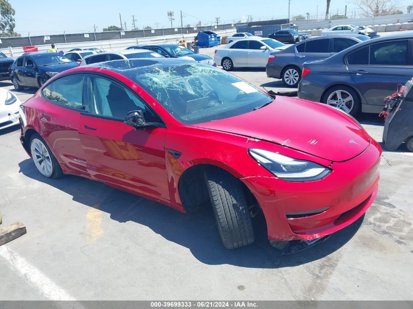 2021 TESLA MODEL 3 STANDARD RANGE PLUS REAR-WHEEL DRIVE