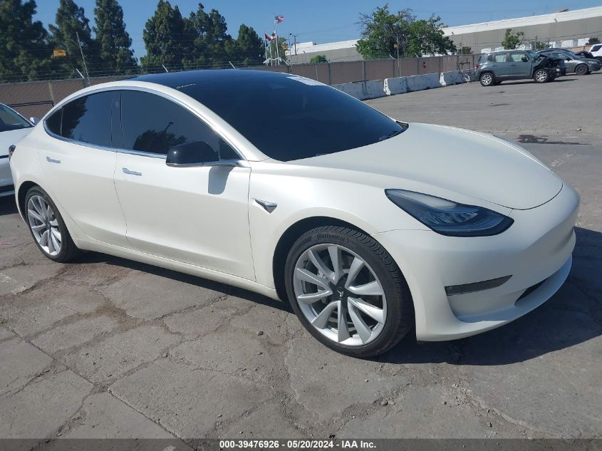 2018 TESLA MODEL 3 LONG RANGE/PERFORMANCE