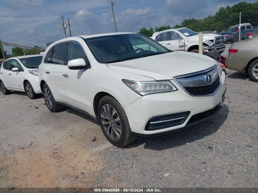 2015 ACURA MDX TECHNOLOGY PACKAGE