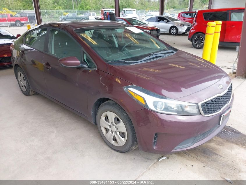 2018 KIA FORTE LX