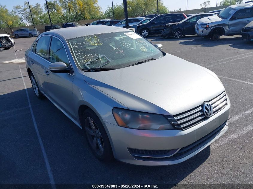 2013 VOLKSWAGEN PASSAT 2.5L SE