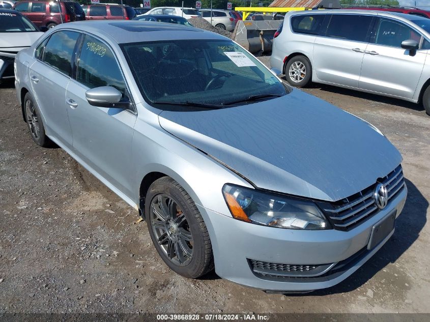 2013 VOLKSWAGEN PASSAT 2.5L SE