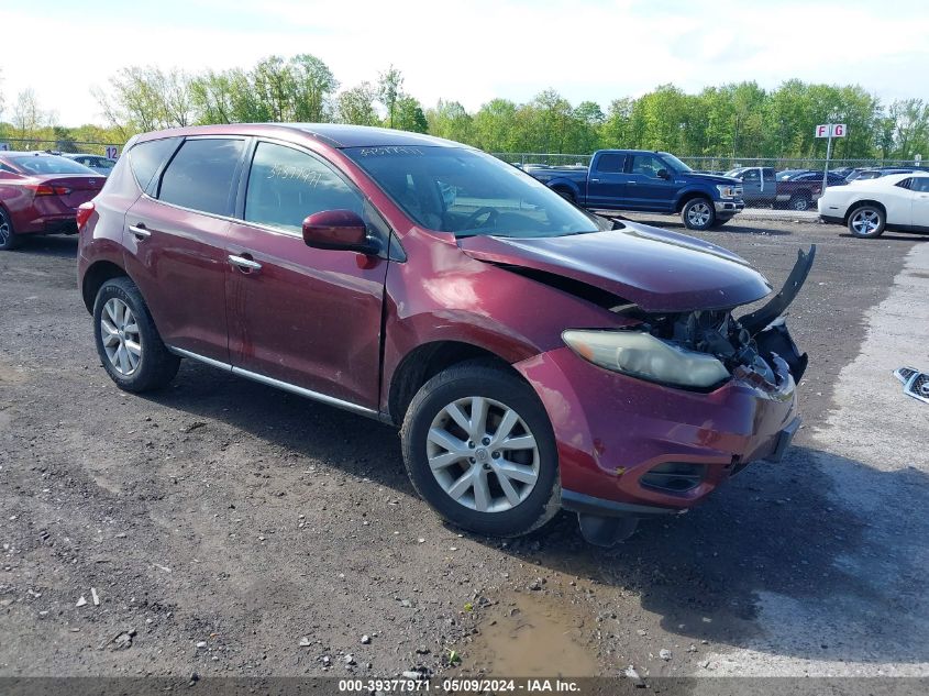 2012 NISSAN MURANO S