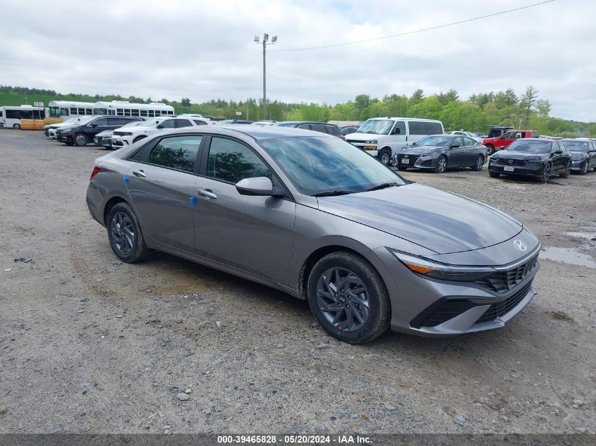 2024 HYUNDAI ELANTRA HYBRID BLUE