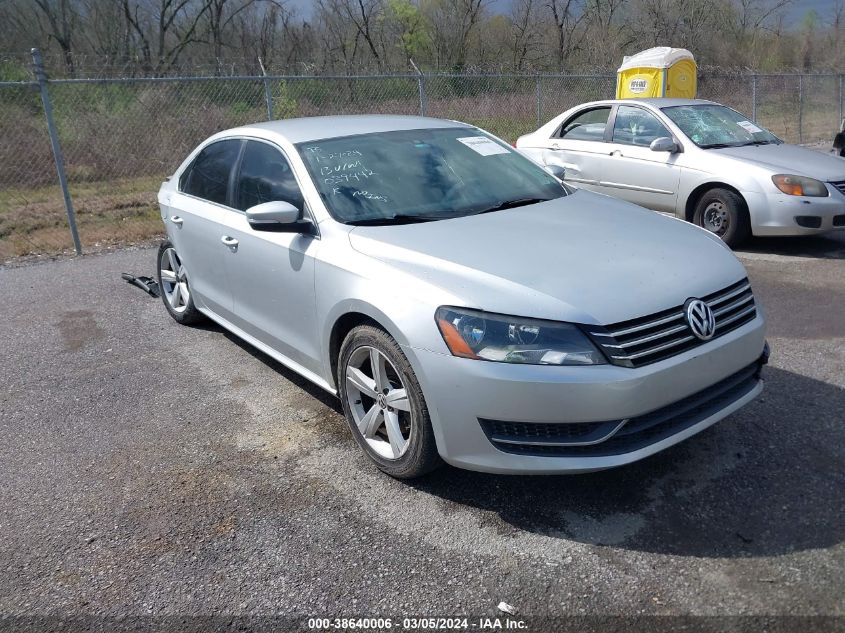 2013 VOLKSWAGEN PASSAT 2.5L SE