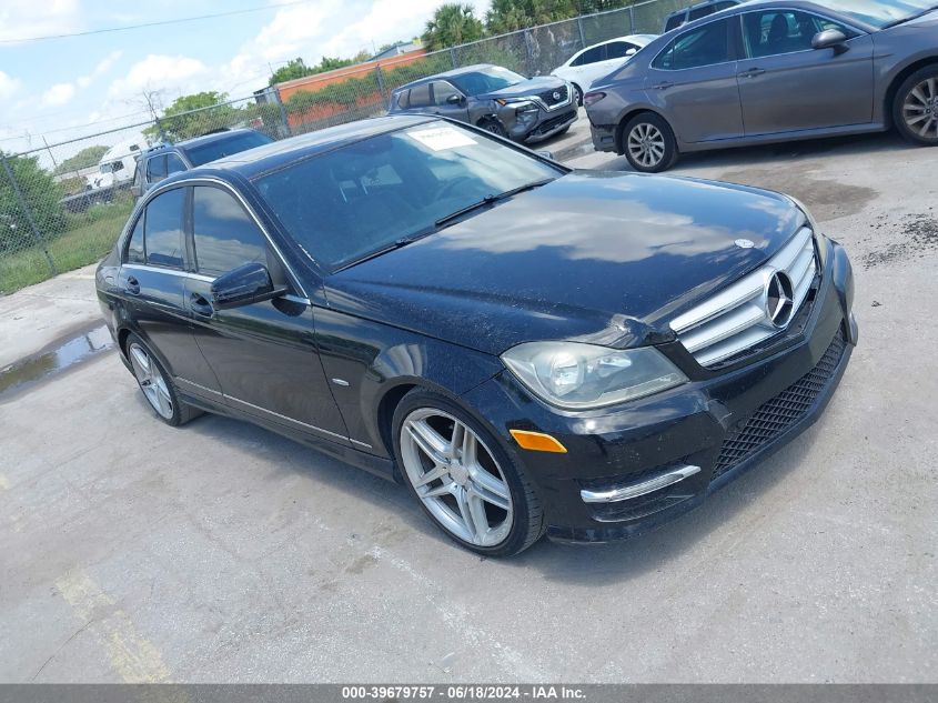 2012 MERCEDES-BENZ C 250