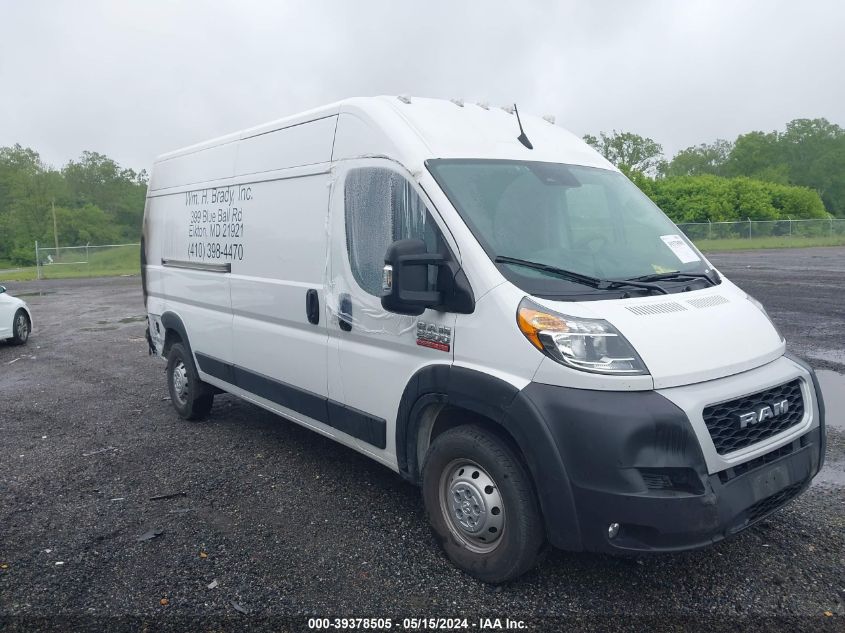 2022 RAM PROMASTER 2500 HIGH ROOF 159 WB