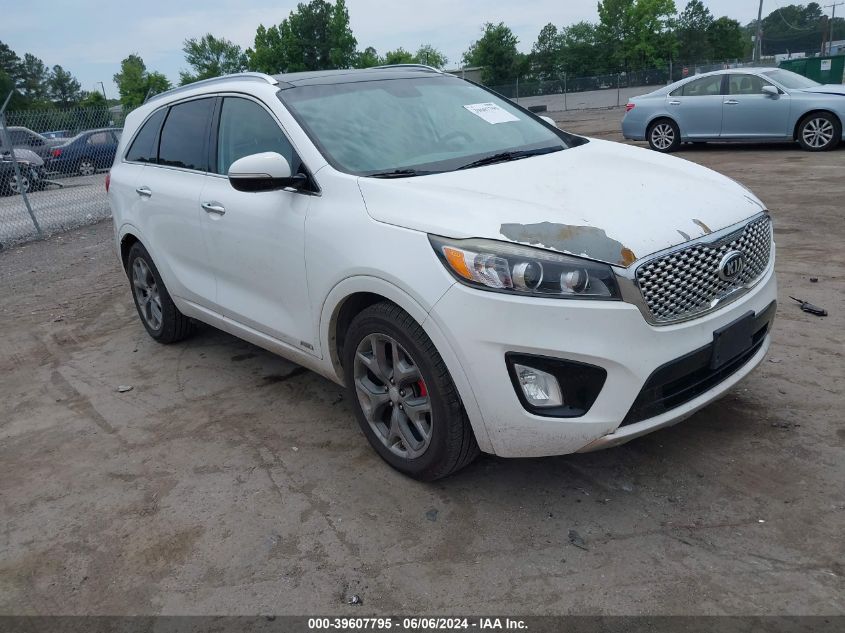 2016 KIA SORENTO 3.3L SX