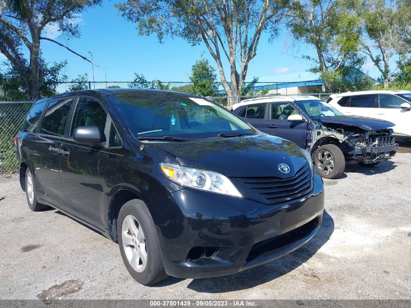 2014 TOYOTA SIENNA L V6 7 PASSENGER