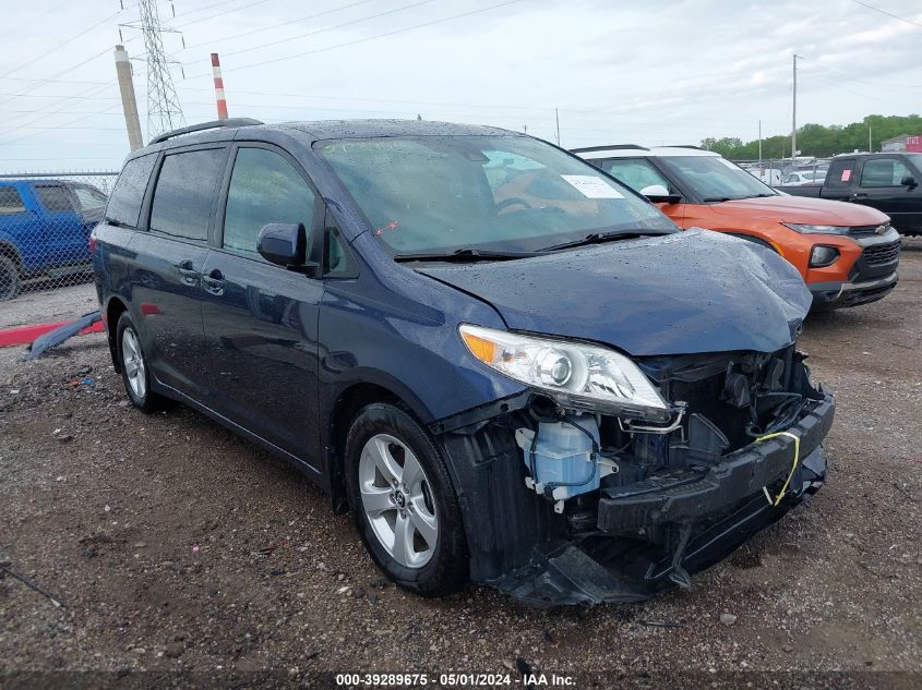 2018 TOYOTA SIENNA LE 8 PASSENGER