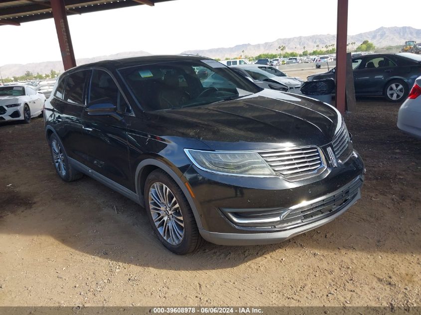 2016 LINCOLN MKX RESERVE