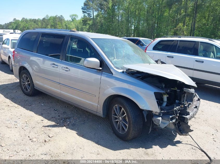 2017 DODGE GRAND CARAVAN SXT