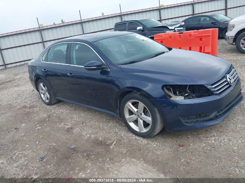 2012 VOLKSWAGEN PASSAT 2.0L TDI SE