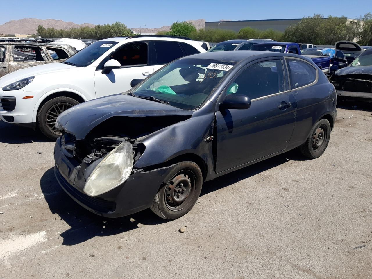 2010 HYUNDAI ACCENT BLUE