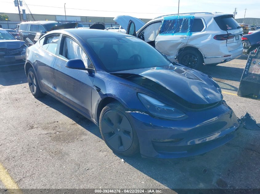 2022 TESLA MODEL 3 REAR-WHEEL DRIVE