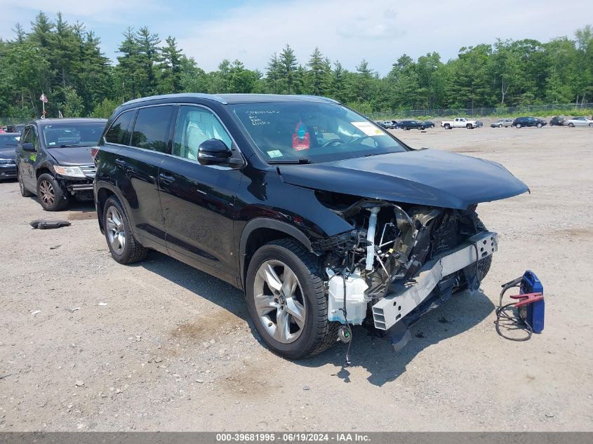 2016 TOYOTA HIGHLANDER LIMITED V6