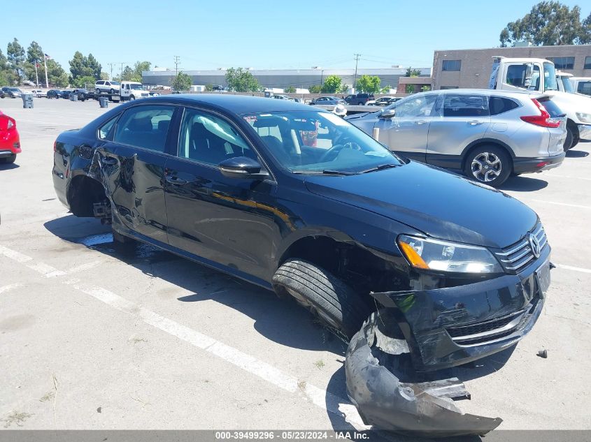 2012 VOLKSWAGEN PASSAT 2.5L S