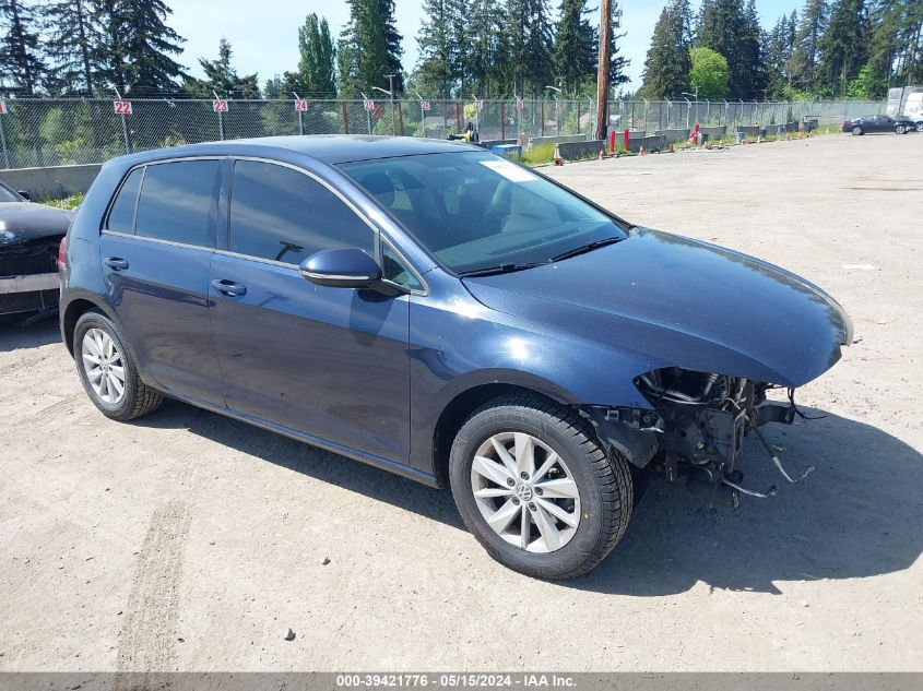 2017 VOLKSWAGEN GOLF TSI S 4-DOOR/TSI SE 4-DOOR/TSI SEL 4-DOOR/TSI WOLFSBURG EDITION 4-DOOR