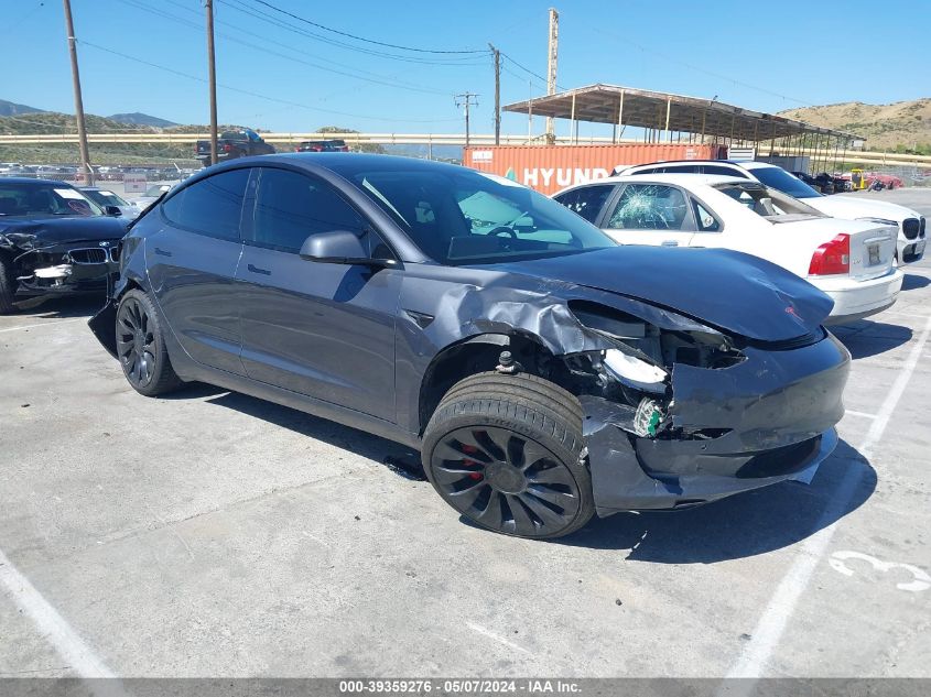 2022 TESLA MODEL 3 PERFORMANCE DUAL MOTOR ALL-WHEEL DRIVE