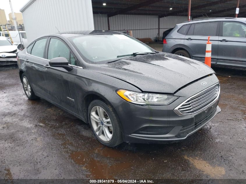 2018 FORD FUSION HYBRID SE