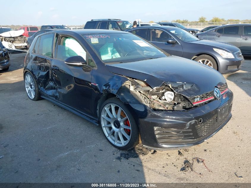 2017 VOLKSWAGEN GOLF GTI S 4-DOOR