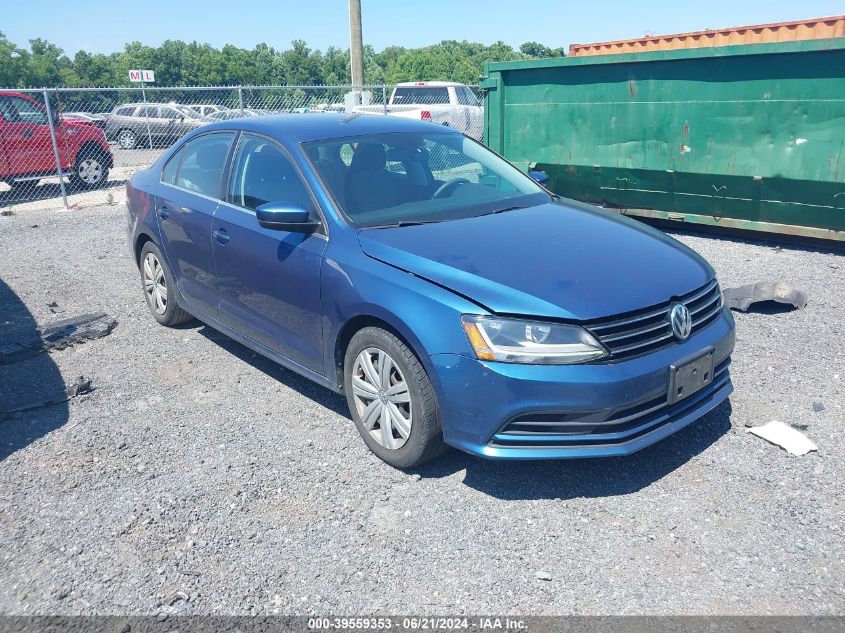 2017 VOLKSWAGEN JETTA 1.4T S