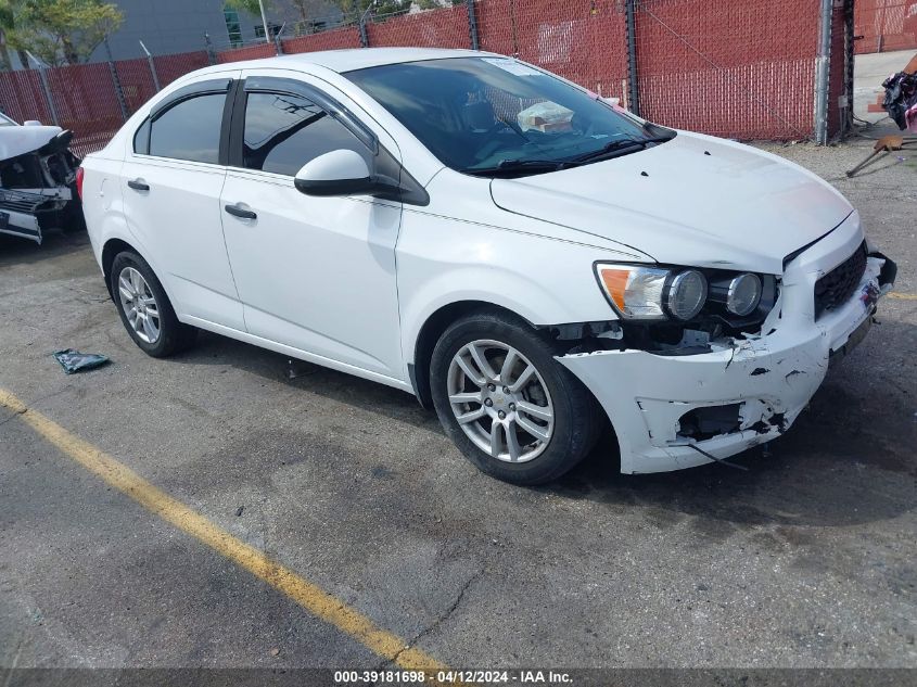 2012 CHEVROLET SONIC 1LT