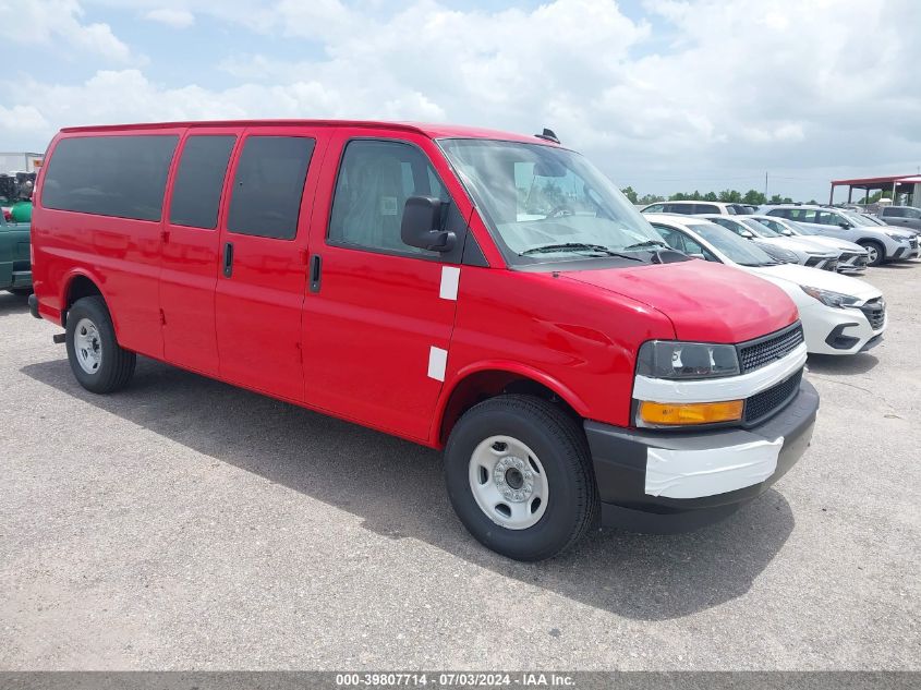 2024 CHEVROLET EXPRESS PASSENGER RWD 3500 EXTENDED WHEELBASE LS