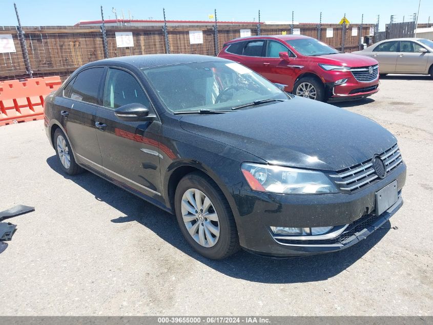 2012 VOLKSWAGEN PASSAT