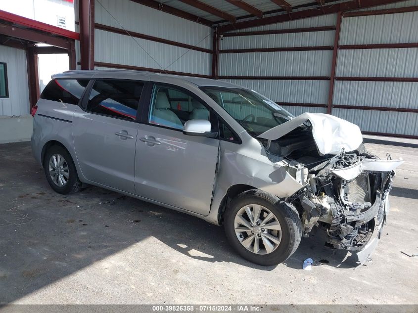 2016 KIA SEDONA LX