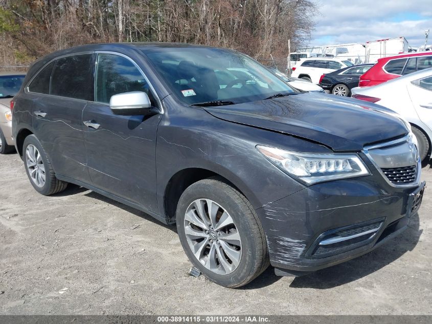 2014 ACURA MDX TECHNOLOGY PACKAGE