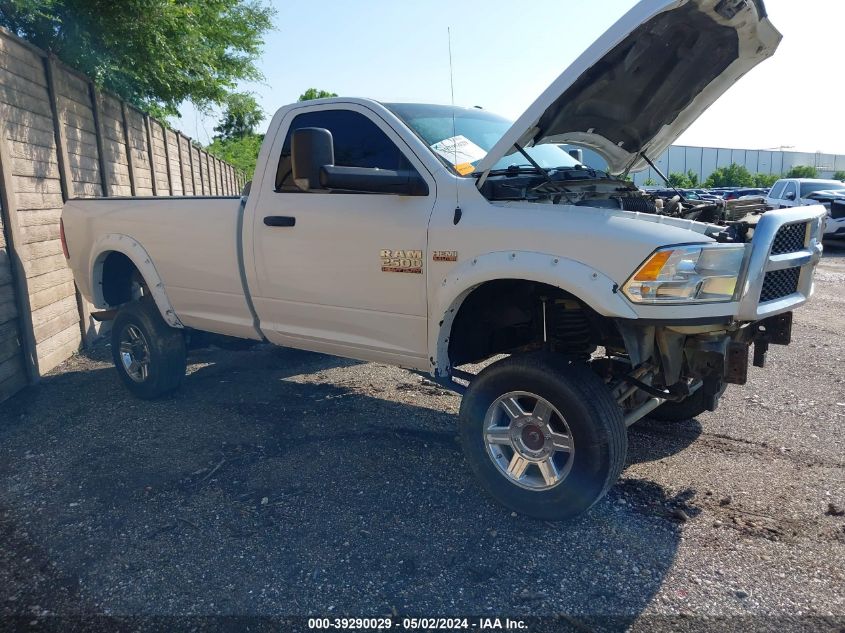 2018 RAM 2500 TRADESMAN REGULAR CAB 4X4 8' BOX