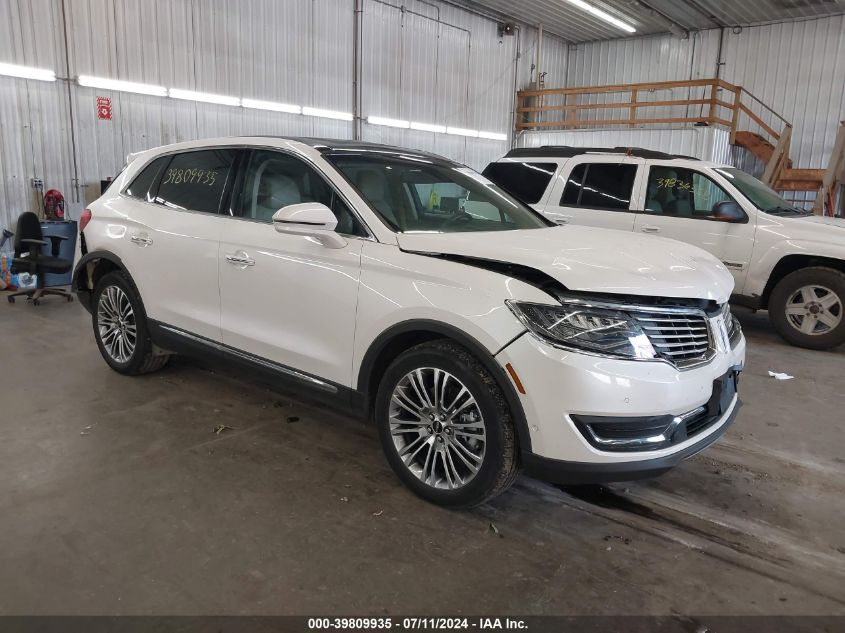 2016 LINCOLN MKX RESERVE