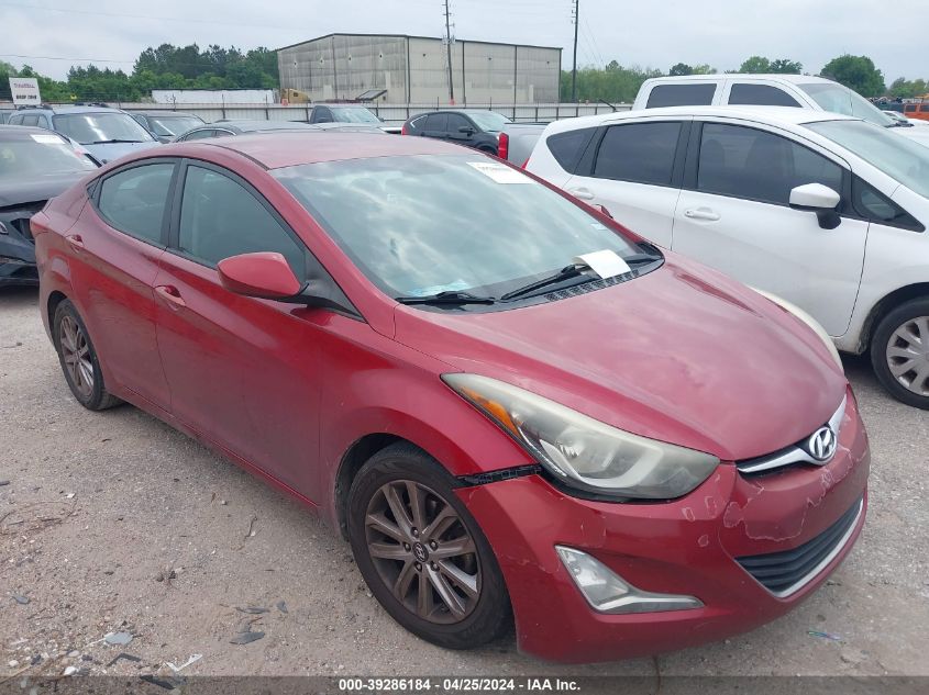 2014 HYUNDAI ELANTRA SE