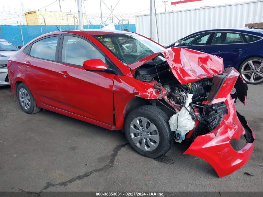 2016 HYUNDAI ACCENT SE