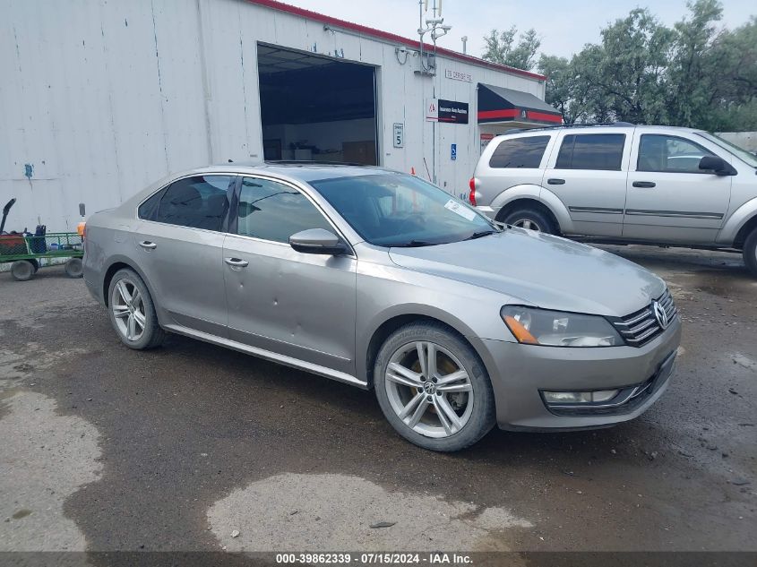 2012 VOLKSWAGEN PASSAT 2.0L TDI SEL PREMIUM