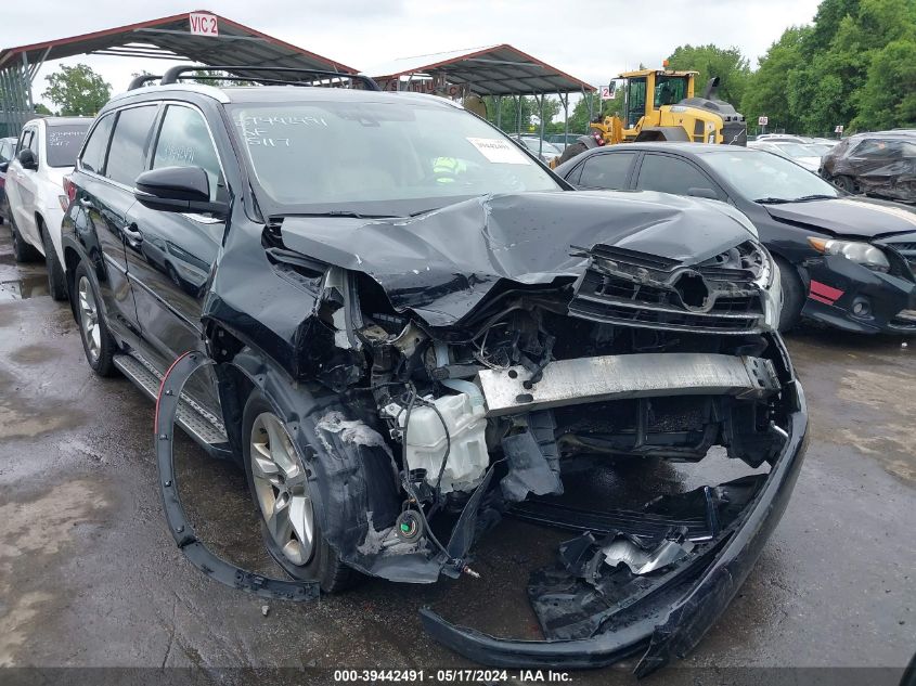 2016 TOYOTA HIGHLANDER LIMITED V6