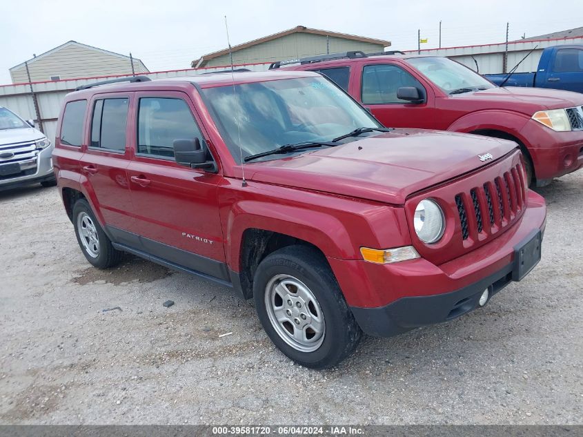 2016 JEEP PATRIOT SPORT