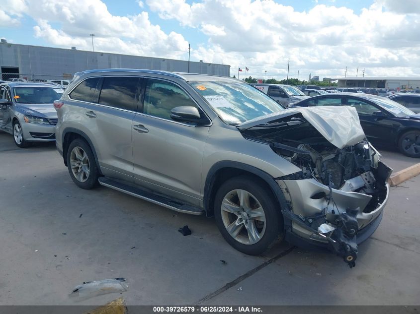 2014 TOYOTA HIGHLANDER LIMITED V6