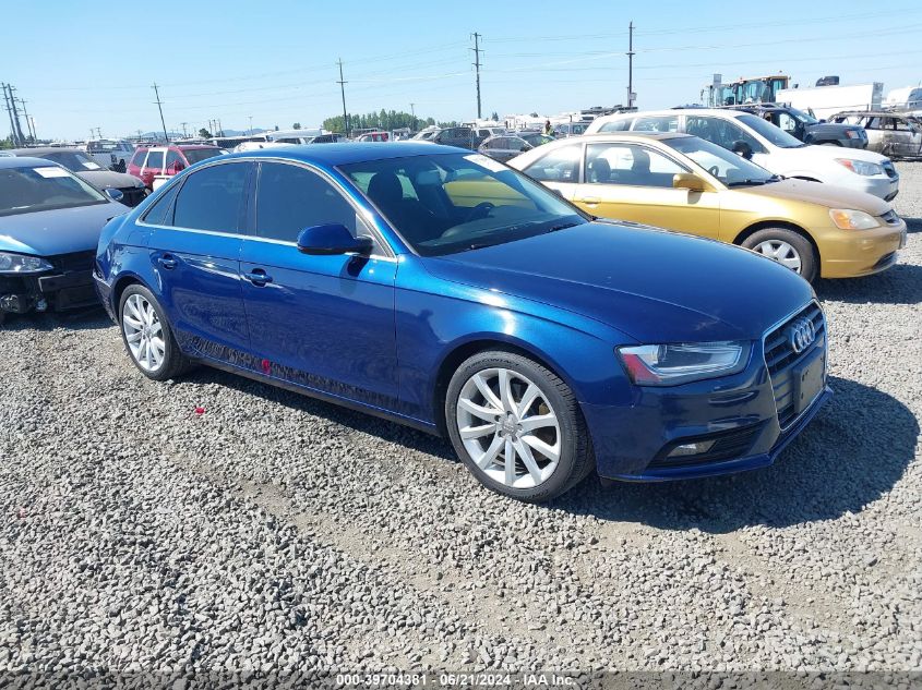 2013 AUDI A4 2.0T PREMIUM