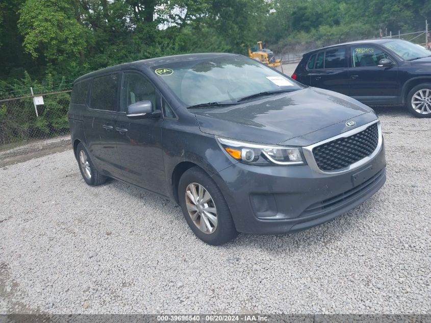 2017 KIA SEDONA LX