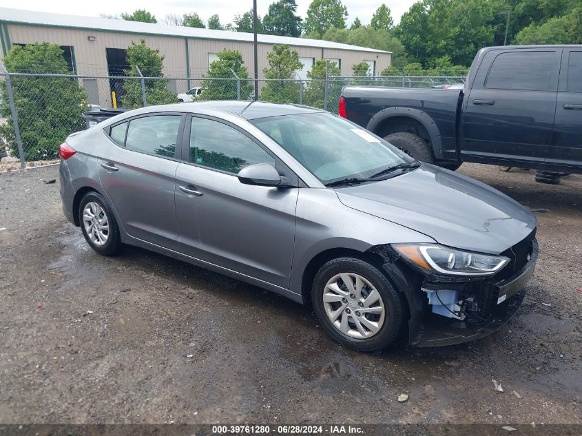 2018 HYUNDAI ELANTRA SE