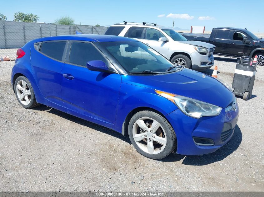 2012 HYUNDAI VELOSTER BASE W/BLACK