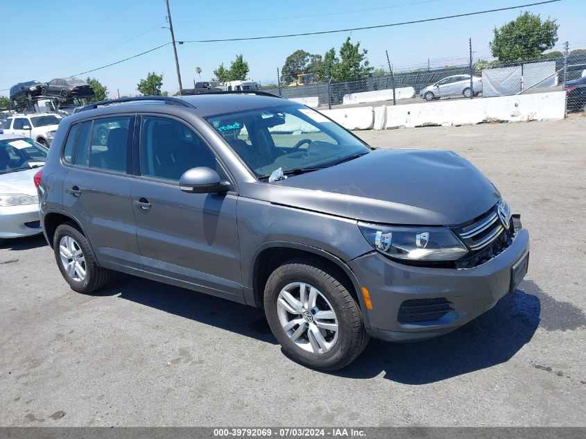 2016 VOLKSWAGEN TIGUAN S