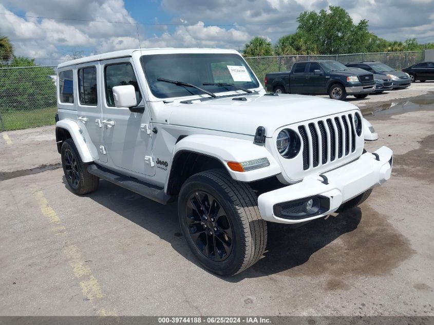 2022 JEEP WRANGLER UNLIMITED HIGH ALTITUDE 4X4