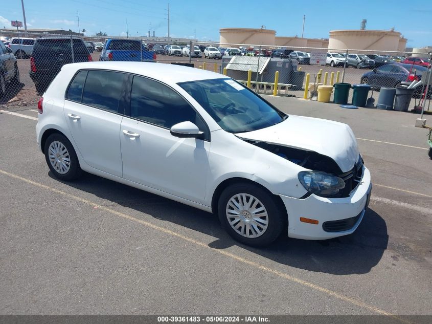 2013 VOLKSWAGEN GOLF 2.5L 4-DOOR