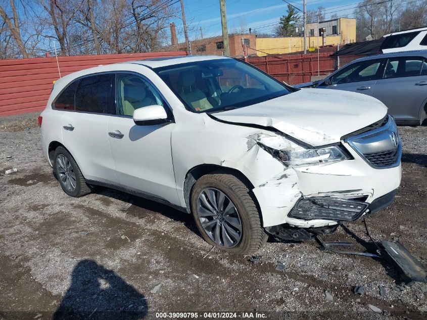 2014 ACURA MDX TECHNOLOGY PACKAGE