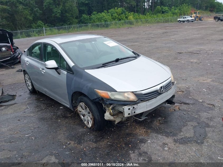 2012 HONDA CIVIC LX