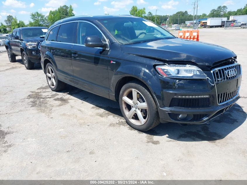 2014 AUDI Q7 3.0T S LINE PRESTIGE