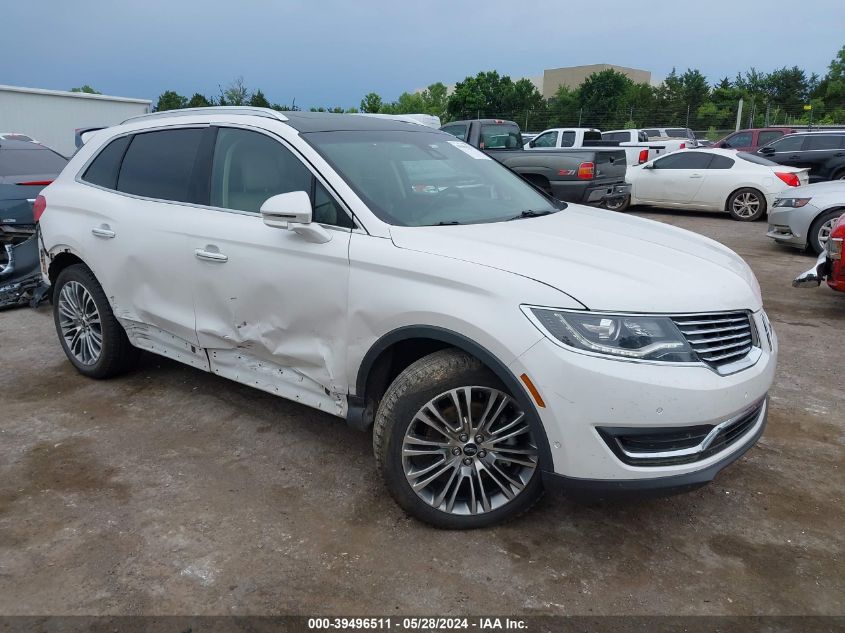 2018 LINCOLN MKX RESERVE